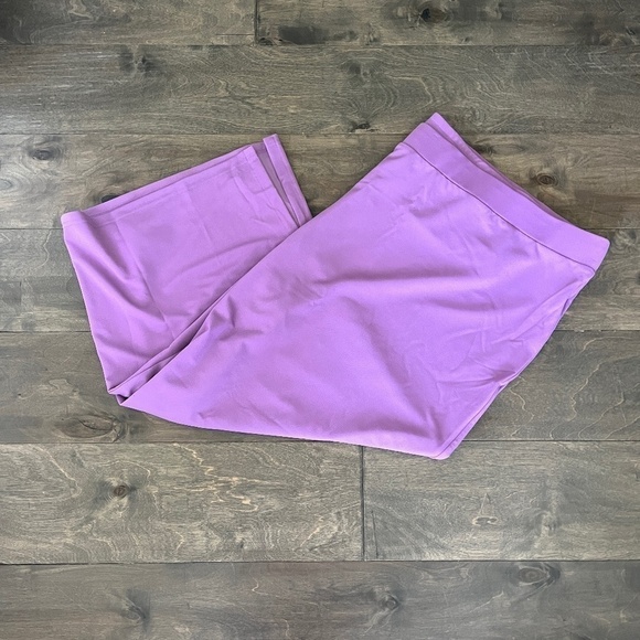 NWOT Isaac Mizrahi LIVE Purple Pants 5X - Picture 1 of 8